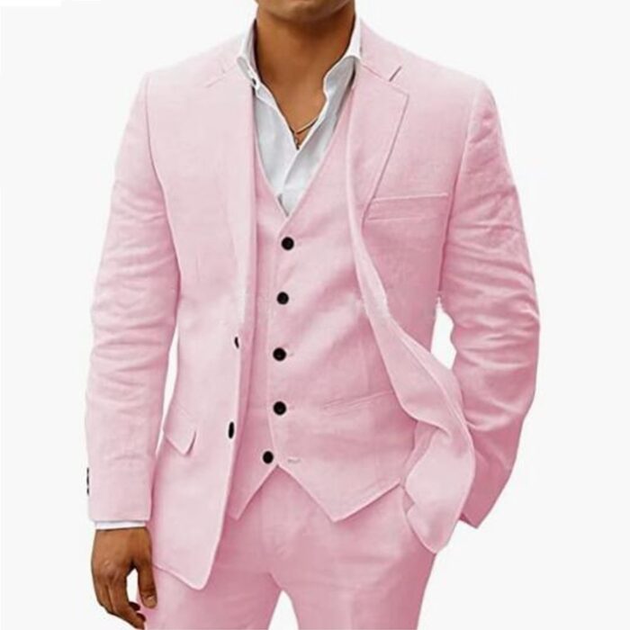 Casual Suit Groom Wedding Banquet Suit - Image 1
