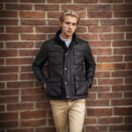 Fashion Solid Color Zipper Jacket Jacket Men - Image 5