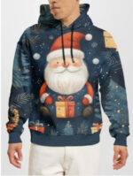 Santa Claus 3D Digital Printing Sweater - Image 6