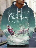 Santa Claus 3D Digital Printing Sweater - Image 5