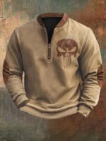 Sweater 3D Digital Printing Stand Collar Men's Street - Image 6