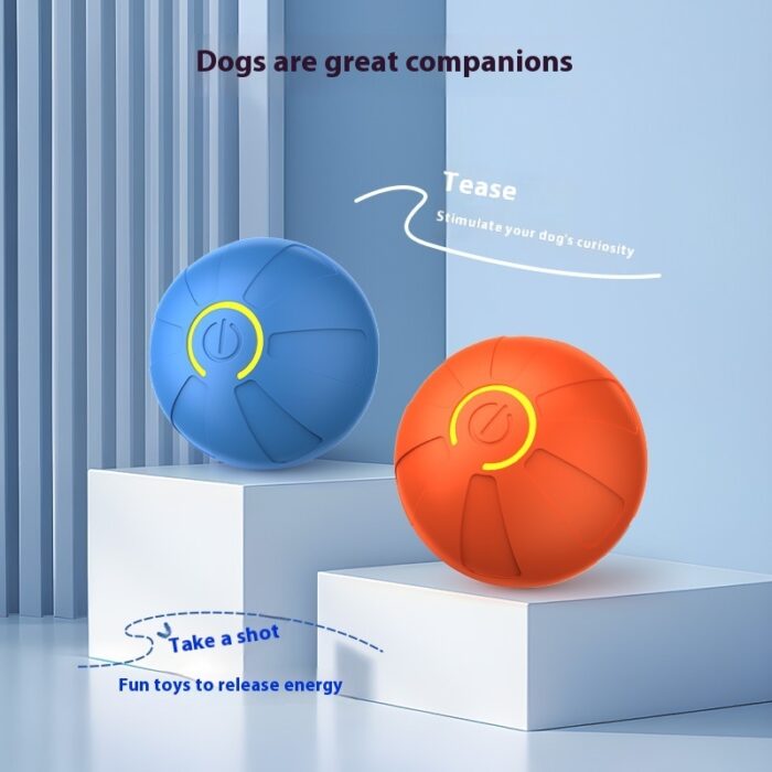 Pets Electric Jumping Ball Automatic Dog-teasing Luminous Pet Products - Image 7