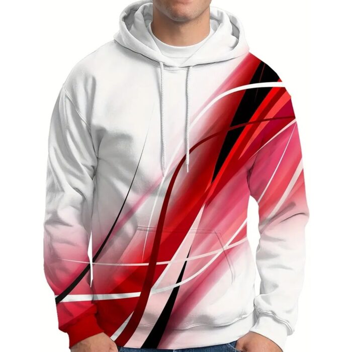 Autumn Hooded Loose Sweater Men - Image 1