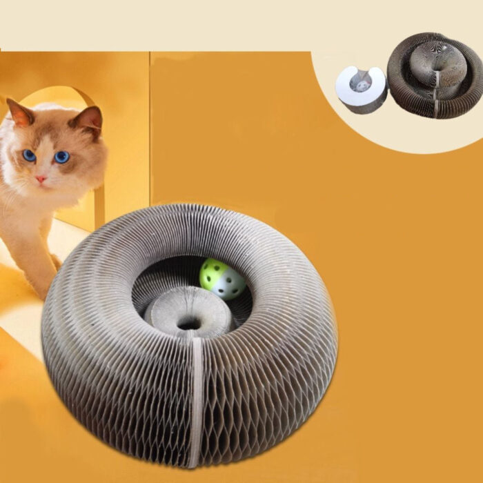 Corrugated And Foldable Cat Paper Nest - Image 1