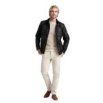 Fashion Solid Color Zipper Jacket Jacket Men - Image 2