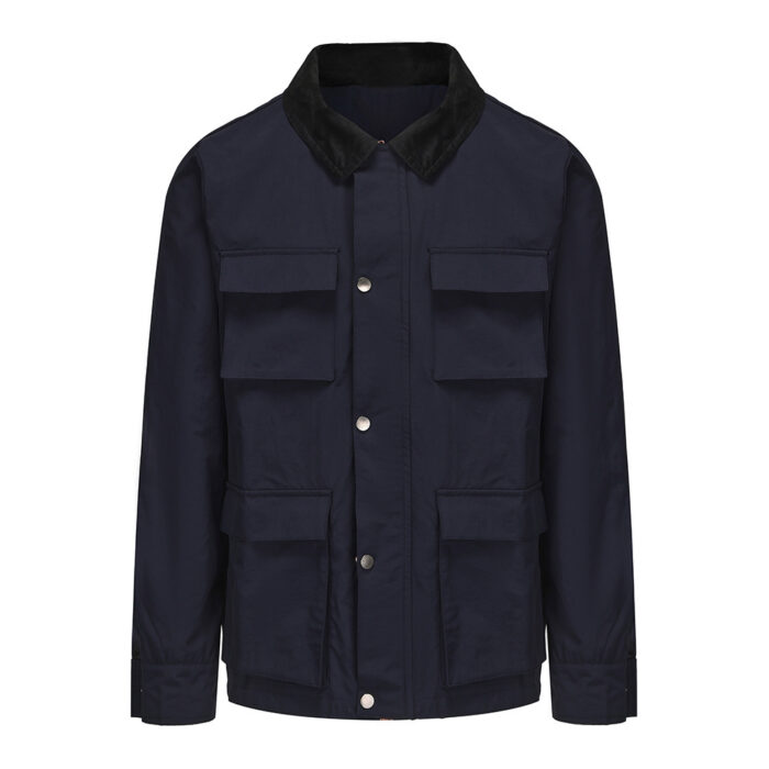 Fashion Solid Color Zipper Jacket Jacket Men - Image 4
