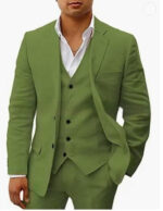 Casual Suit Groom Wedding Banquet Suit - Image 8