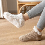 Winter Knitted Plush Floor Socks Home Warm Non-slip Carpet Socks Women - Image 2