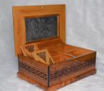 15 X10 In High Quality Burl Jewelery Box, Mirror Inside The Lid, Thuya Box With Lock Key, Decorative Box, Memory Box, Gift Idea, Christmas Gift - Image 2