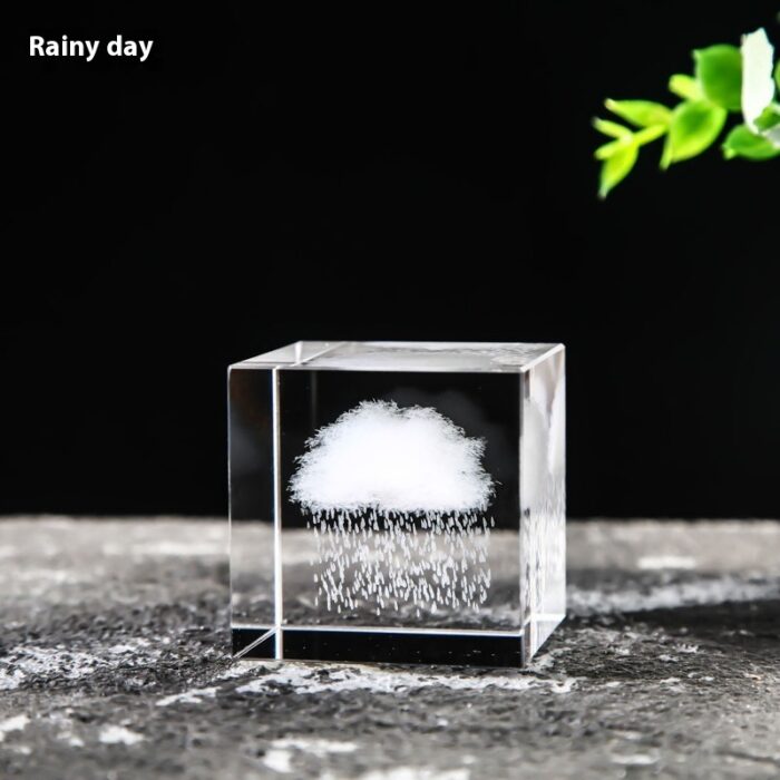 Desktop Creative Gift Ornament With White Crystal - Image 3