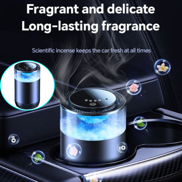 Car Aromatherapy Diffuser Cloud Mist Air Freshener Auto Decoration Natural Fragrance Auto Decoration Tool For RVs Trucks Sedans - Image 1